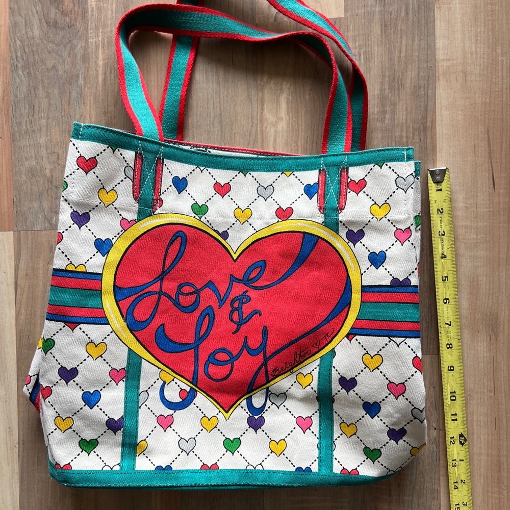 Brighton Multicolor Heart Tote Bag - Picture 3 of 9